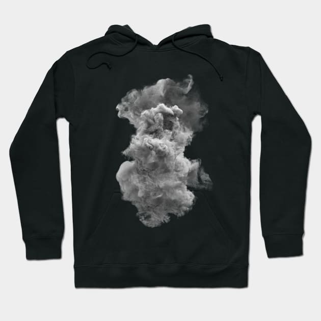 Black and white cloud Hoodie by PallKris